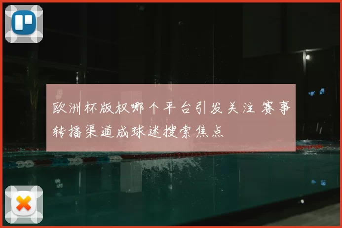 欧洲杯版权哪个平台引发关注 赛事转播渠道成球迷搜索焦点