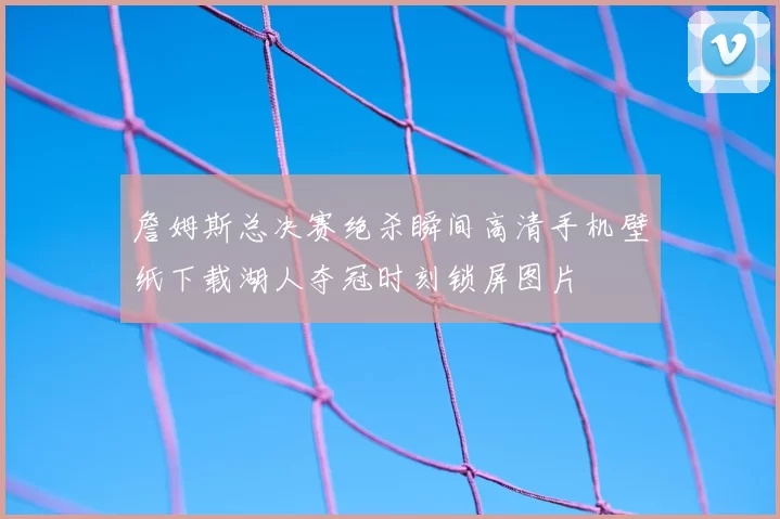 詹姆斯总决赛绝杀瞬间高清手机壁纸下载湖人夺冠时刻锁屏图片